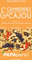 Noix de cajou & cranberries - Goji