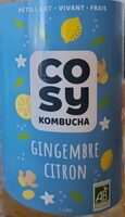 Cosy kombucha Gingembre citron