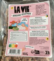 Lardons végétaux fumés
