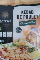 Kebab de poulet en lamelles
