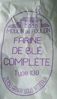 Farine de blé complète Type 130