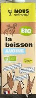 La boisson avoine bio