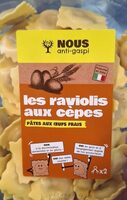 Raviolis aux cèpes