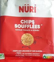 Chips Soufflées saveur Tomate et Kombu