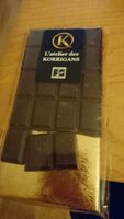 Tablette de chocolat noir fleurs de sel