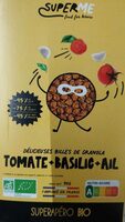 Billes de Granola Tomate + Basilic + Ail