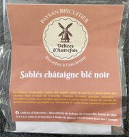 Sablés châtaigne blé noir
