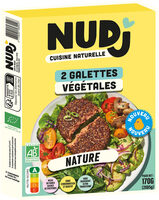 Galettes végétales nature