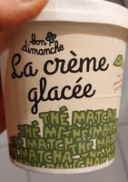 Bon dimanche crème glacée Matcha
