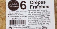 Crepes fraiches