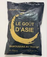 Samoussas au boeuf
