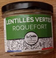 Lentilles vertes roquefort