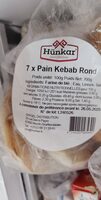 Pain kebab rond