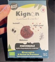 Petit biscuit provencale olives noires herbes de Provence