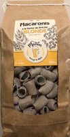 Macaronis à la farine de drêche blonde