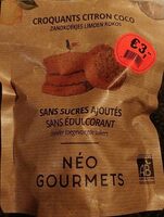 Croquants citron coco