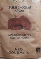 Sablés chocolat sésame