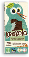 Krokola noir 70% éclats de caramel