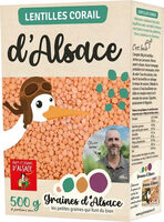 Lentilles corail d'Alsace