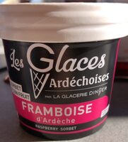 Glace à la framboise