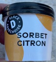Glace ardechoise sorbet citron