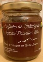 Confiture de châtaignes cacao-noisettes bio
