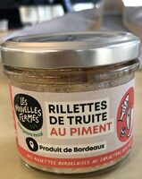 Rillettes de truite au piment