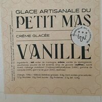 Crème glacée vanille 750ml