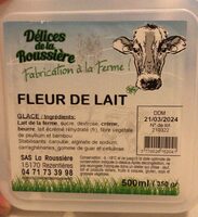 Glace Fleur de lait