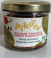 Olivade à la tomate et au piment d’Espelette