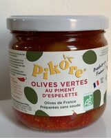 Olives vertes au piment d’Espelette