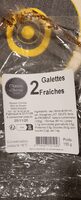 Galettes fraîches