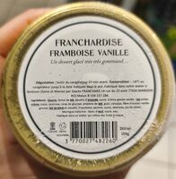 Franchardise framboise vanille