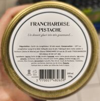 Franchardise pistache