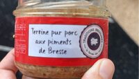 Terrine pur porc aux pimentd de Bresse