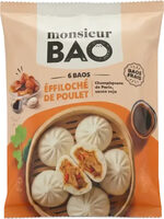 Baos Effiloché de poulet