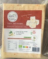 Tofu artisanal piment doux et ail
