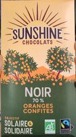 Noir 70% oranges confites