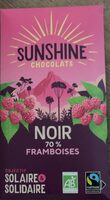 Noir 70% framboises