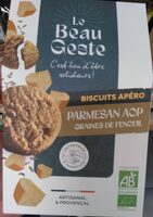 Sablés parmesan fenouil