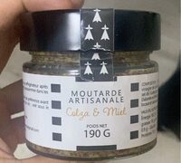 Moutarde artisanale Colza & Miel