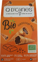 Q d'cônes BIO chocolat noir