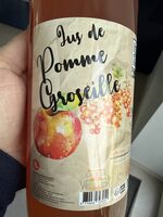 Jus de pomme groseille
