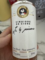 Vinaigre de cidre  le 4 saisons