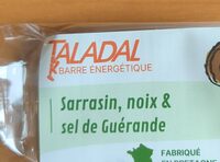 Barre énergétique Sarrasin, noix & sel de Guérande