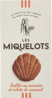 Sablés au sarrasin et éclats de caramel