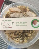 Salade de riz complet de Camargue IGP, poulet, haricots verts