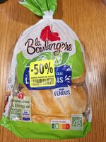 8 petits pains au lait pasteurisé deja fendus