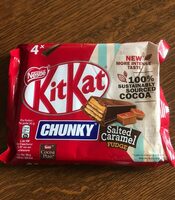 Kit Kat Chunky salt caramel fudge