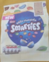 White chocolate smarties